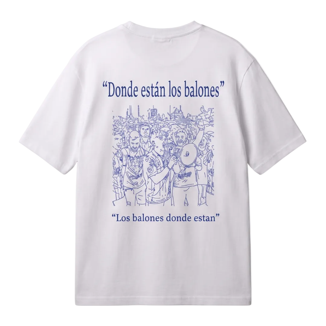 Camiseta "¿Donde está los balones?"